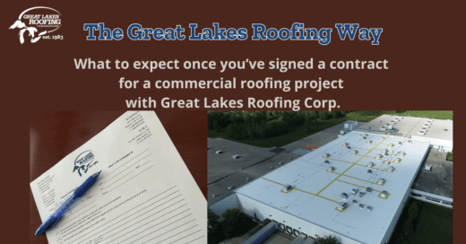 A commercial roofing contract