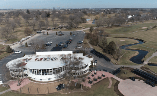 Lake Windsor Country Club Madison, Wisconsin commercial roof replacement, reroof