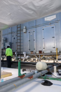 complex commercial roof on food manufacturing facility Milwaukee WI